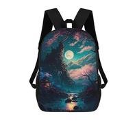 sinyumoney Small Palace The River Mochila Escolar/de Negocios, Resistente, Para Portátil, Para La Escuela/trabajo/viajes 17inch