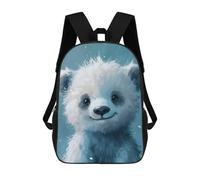 sinyumoney Smiling Polar Bear Cub Mochila Escolar Mochila Para Niños Impresa En 3D Mochilas Infantiles Para Niños Y Niñas Mochilas Escolares Mochilas De Viaje Para Niños 17inch