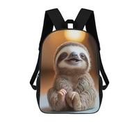 sinyumoney Smiling Sloth Mochilas Para Niños Y Estudiantes, Mochilas Escolares Impresas En 3D, Mochilas Para Estudiantes De Primaria Y Secundaria Para Niños Y Niñas 17inch