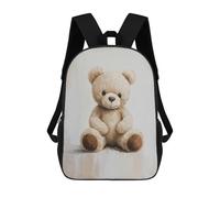 sinyumoney Smiling Teddy Bear Nursery Mochila Escolar Infantil Impresa En 3D 17inch Mochilas De Moda Para Niños De Primaria Y Secundaria
