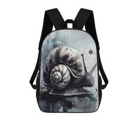 sinyumoney Snail Slow And Steady Mochila Escolar Resistente Al Agua, Mochila De Viaje, Bolsa Para Computadora Para Niñas, Niños Y Adolescentes 17inch
