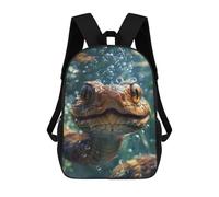 sinyumoney Snake Sea Mochila Escolar Infantil Impresa En 3D Para Niños, Mochilas De Viaje, Bolsas Para Libros Para Niños Estudiantes De Primaria 17inch