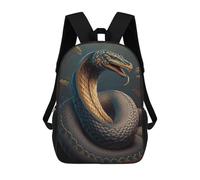 sinyumoney Snake Wild Life Mochila, Mochila Escolar Impresa En 3D, Bolsa Para El Almuerzo Escolar, Mochila De Viaje, Mochila Para Amigos, Mochila Escolar Para Niñas Y Niños 17inch
