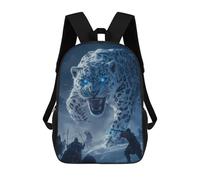 sinyumoney Snow Leopard Attack Mochilas Escolares Resistentes Al Agua Mochila Escolar De Negocios - Perfecta Para Viajes, Trabajo Y Uso Diario 17inch