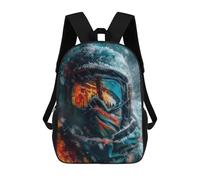 sinyumoney Snow Storm Skier Close Up Mochilas Informales Para Niños, Mochila Escolar Para Adolescentes, Niñas Y Niños, Mochilas Para Libros 17inch
