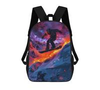 sinyumoney Snowboarder In A Mountain Mochila Escolar De Negocios, Bolso Resistente Para Portátil Para Niñas, Niños Y Adolescentes 17inch