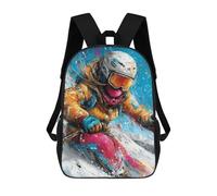 sinyumoney Snowboarder in Action -14 Mochila Escolar, De Negocios, Para Portátil, Unisex, Informal, Para Adolescentes, Chicas, Chicos, Mujeres Y Hombres 17inch