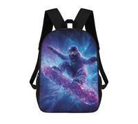 sinyumoney Snowboarder in Action -3 Mochila Escolar, De Negocios, Para Portátil, Unisex, Informal, Para Adolescentes, Chicas, Chicos, Mujeres Y Hombres 17inch
