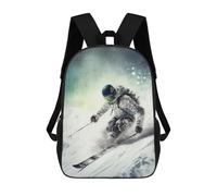 sinyumoney Snowboarder in Action -3 Mochila Grande Escolar Para Niños, Adolescentes, Niñas, Niños, Mujeres Y Hombres 17inch