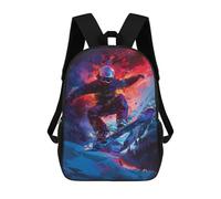 sinyumoney Snowboarder In Alpine Mochilas Escolares Ligeras Mochila Escolar De Día Mochila Escolar Para La Universidad Para Adolescentes Chicas Chicos Mujeres Hombres 17inch