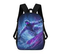 sinyumoney Snowboarder in Neon Gear -1 Mochila Escolar Informal Para El Día A Día, Para La Escuela, El Trabajo Y Los Viajes Para Hombres, Mujeres Y Adolescentes. 17inch