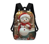 sinyumoney Snowman in A Bathtub Mochilas Para Niños Mochila Escolar Mochila Escolar Impresa En 3D Para Niños Estudiantes De Primaria Y Secundaria 17inch