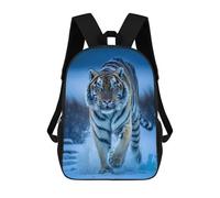 sinyumoney Snowy Tiger Stroll 17inch Mochila Escolar Impresa En 3D Para Niños, Mochila Escolar Informal De Moda, Mochilas De Viaje Para Niños Y Estudiantes.