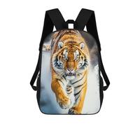 sinyumoney Snowy Tiger Stroll Mochilas Infantiles Escolares Impresas En 3D, Mochilas Para Niños, Mochilas De Viaje Para Niños Y Niñas, Mochilas Escolares Para Niños 17inch