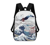 sinyumoney Snowy Winter in Japan Mochila Infantil Para Niñas, Mochila Escolar 3D, Mochila Para Niños Pequeños, Mochila Informal De Día, Mochila Escolar De Moda 17inch