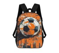 sinyumoney Soccer Ball Abstract Art Mochila Ligera Informal Para El Día A Día, Mochila Escolar Para Hombres/mujeres 17inch