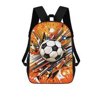 sinyumoney Soccer Ball Poster Art Mochilas Para Niños 17inch Mochila Escolar Mochila Escolar Impresa En 3D Para Niños De Primaria Y Secundaria