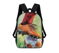 sinyumoney Soccer Cleat And Ball Mochilas Escolares Mochila Escolar Ligera Mochila De Día Mochila Para Libros Para La Universidad Para Hombres/mujeres 17inch