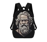 sinyumoney Socrates Greek Philosopher Mochila Escolar, Mochila Para Portátil, Mochila Para Adolescentes, Niñas, Niños, Mujeres Y Hombres 17inch