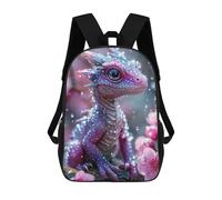 sinyumoney Soft Pink Baby Dragon Mochilas Impresas En 3D 17inch Mochila Escolar Infantil Para Exteriores, Mochila Informal De Día, Bolsas De Viaje Informales Para Estudiantes De Secundaria