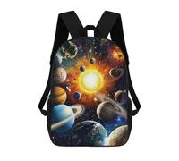 sinyumoney Solar System Planets Art Print Mochilas De 17 Pulgadas Para Niños, Mochilas Escolares Impresas En 3D Para Estudiantes De Primaria Y Secundaria, Para Niños Y Niñas.