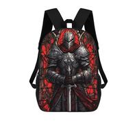 sinyumoney Soldier with Sword 2 Mochila Escolar Para Niñas Mochila Impermeable Mochila Informal De Día Mochila Ligera Para Niño Y Niña Mochila Escolar 17inch