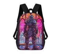 sinyumoney Soldier with Sword 5 Mochila Escolar Para Niñas Y Niños, Mochilas De Gran Capacidad, Mochilas Ligeras Para Niños Y Estudiantes 17inch