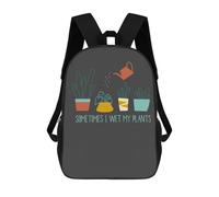 sinyumoney Sometimes I Wet My Plants Mochila De Viaje Para La Universidad, Mochilas Para El Campus, Viajes Al Aire Libre Y Deportes 17inch