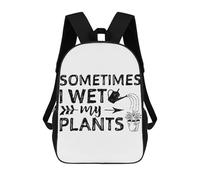 sinyumoney Sometimes I Wet My Plants Mochilas Escolares Ligeras Para Aeropuerto, Estudiantes Universitarios, Mochila Para Acampar, Aventuras Al Aire Libre Y Viajes Diarios 17inch