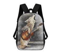 sinyumoney Song of The Coyote Mochila Escolar Infantil Impresa En 3D, Mochila Informal De Moda Para Niños, Mochila De Viaje De Alta Capacidad Para Libros Para Niños 17inch
