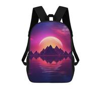 sinyumoney Sonic Sunset Serenade Mochila Escolar Mochila Para Niñas Y Niños Mochilas De Gran Capacidad Mochilas Ligeras Para Niños Y Estudiantes 17inch