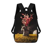 sinyumoney Space Astronaut with Tree Head on Moon Mochila Escolar Resistente Al Agua, Mochila De Viaje, Bolsa Para Computadora - Perfecta Para Viajes, Trabajo Y Uso Diario 17inch