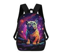 sinyumoney Space Bulldog Adventure Mochilas Infantiles Mochila Escolar Impresa En 3D Para Niños Mochilas De Viaje Bolsas Para Libros Para Niños 17inch Mochila Escolar