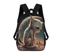 sinyumoney Space Cat Adventure -11 Mochila Infantil De Moda Divertida Mochila Escolar Para Niños Y Adolescentes Con Impresión 3D Para Niños 17inch