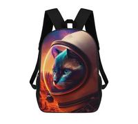 sinyumoney Space Cat Adventure -17 Mochilas Infantiles Mochila Escolar Mochila Impresa En 3D Para Niños Mochilas De Viaje Bolsas Para Libros Mochila Escolar Para Niños 17inch