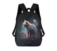sinyumoney Space Cat Mochila Escolar Infantil Impresa En 3D Para Niños, Mochilas De Viaje De Alta Capacidad, Bolsas Para Libros, Mochila Escolar Infantil 17inch