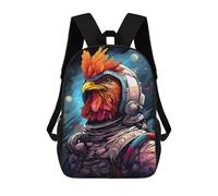 sinyumoney Space Chicken Explorer-2 Mochila Escolar, De Negocios, Para Portátil, Unisex, Informal, Para Adolescentes, Chicas, Chicos, Mujeres Y Hombres 17inch