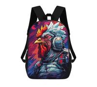 sinyumoney Space Chicken Explorer Mochila Escolar Ligera Para Aeropuerto Y Universidad Para Niñas Y Adolescentes 17inch