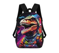 sinyumoney Space Dinosaur Adventure -13 Mochila Escolar Secundaria Informal Para Viajes, Mochilas Para La Escuela Secundaria, Para Acampar, Aventuras Al Aire Libre Y Viajes Diarios 17inch