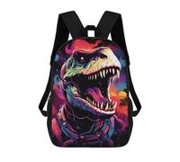 sinyumoney Space Dinosaur Adventure -18 Mochila Escolar Resistente Al Agua, Mochila De Viaje, Bolsa Para Computadora Para Hombres, Mujeres Y Adolescentes 17inch
