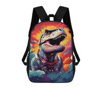 sinyumoney Space Dinosaur Adventure -21 Mochila Escolar Infantil De 17 Pulgadas Con Estampado 3D, Mochila Moderna Para Niños, Mochilas De Viaje, Bolsas Para Libros, Mochila Escolar Infantil
