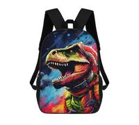 sinyumoney Space Dinosaur Adventure-23 Mochila Escolar Ligera E Informal Para Adolescentes, Niños, Mujeres Y Hombres 17inch