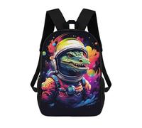 sinyumoney Space Dinosaur Adventure -8 Mochila Escolar Para El Trabajo, Negocios, Universidad, Escuela Para Hombres/mujeres 17inch