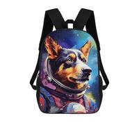 sinyumoney Space Dog Adventure -1 Mochila Escolar Grande Resistente Al Agua Para Portátil Para Niñas Y Adolescentes 17inch