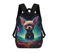 sinyumoney Space Dog Adventure -107 Mochila Escolar/para Ordenador Portátil Para Colegio/trabajo/viajes Para Camping, Aventuras Al Aire Libre Y Viajes Diarios 17inch