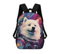 sinyumoney Space Dog Adventure-332 Mochilas Infantiles Mochila Escolar Impresa En 3D Para Niños Mochilas De Viaje Bolsas Para Libros Para Niños 17inch Mochila Escolar
