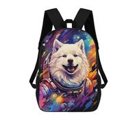 sinyumoney Space Dog Adventure-352 Mochila Escolar De Moda, Mochila Para Material Escolar, Mochila Impermeable Informal Para Hombres/mujeres 17inch