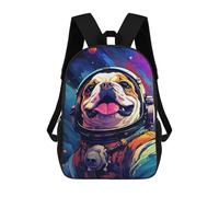 sinyumoney Space Dog Adventure-53 Mochila Escolar Para La Escuela Secundaria, Preparatoria, Universidad Y Viajes Para Niños/niñas/adolescentes 17inch