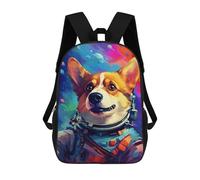 sinyumoney Space Dog Adventure -58 Mochila Escolar Impresa En 3D 17inch Mochila Escolar Infantil Mochilas De Viaje Mochila Informal De Moda Para Niños Y Estudiantes