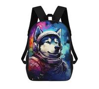 sinyumoney Space Dog Astronaut Art-13 Mochila Escolar Infantil De 17 Pulgadas Con Estampado 3D, Mochila Moderna Para Niños, Mochilas De Viaje, Bolsas Para Libros, Mochila Escolar Infantil